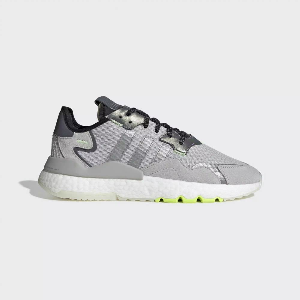 Adidas Nite Jogger Tenis Grises Para Hombre (MX-22080)